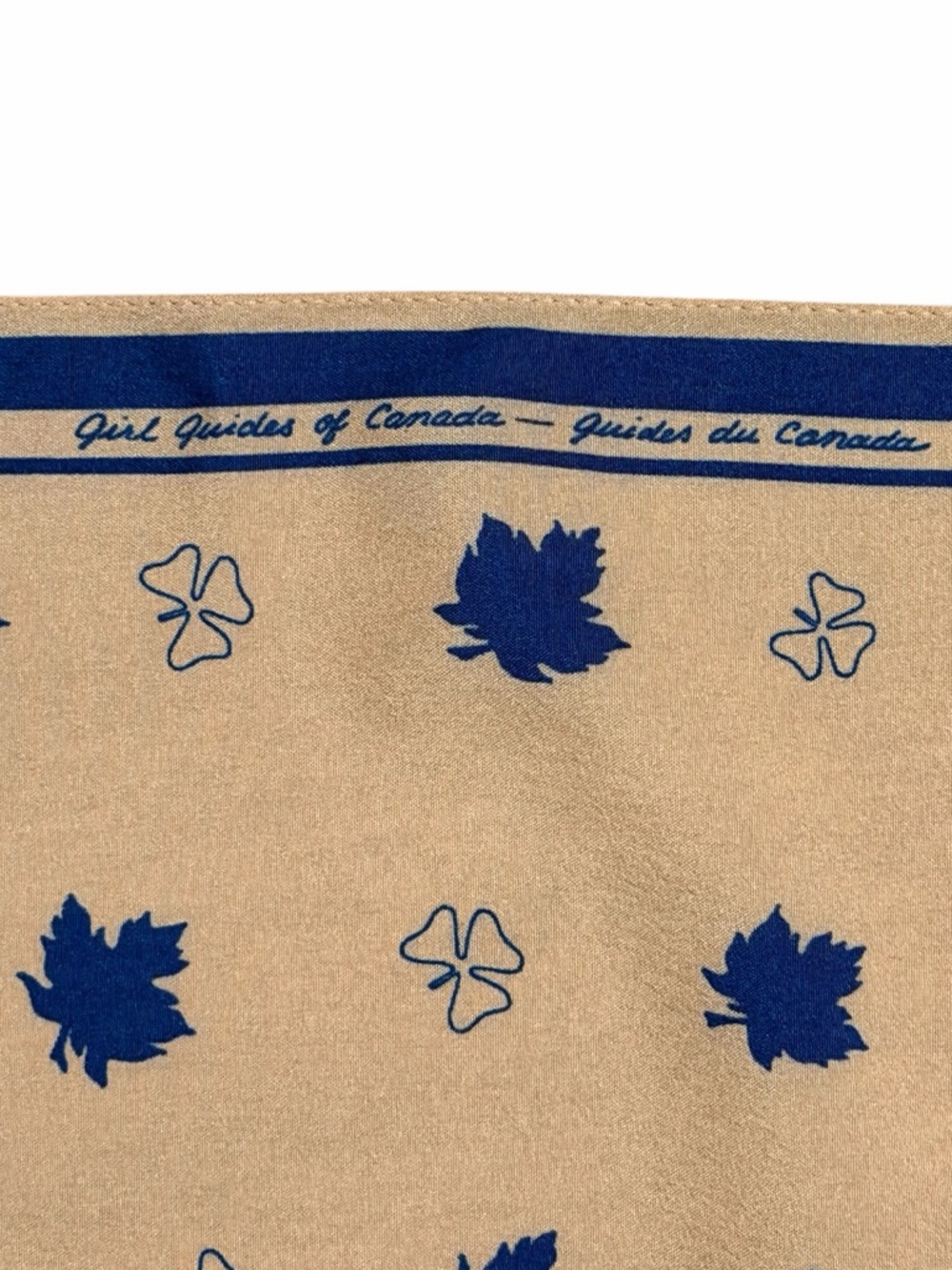 Vintage 80's Official Girl Guide Rectangle Scarf - Picture 6 of 11